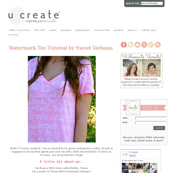 Watermark Tee by Sweet Verbana