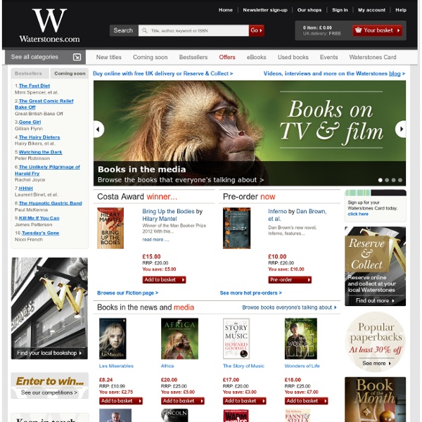 Books, Textbooks, eBooks and eReaders at Waterstones.com