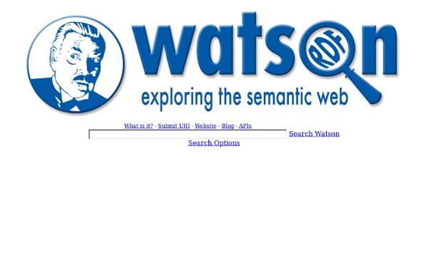 Watson Semantic Web Search