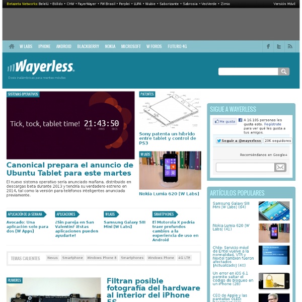 Wayerless - Dosis inalámbricas para mentes móviles