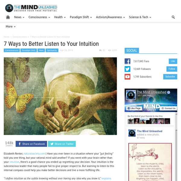 7 Ways to Better Listen to Your Intuition