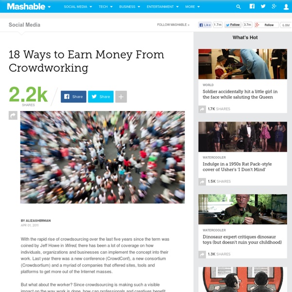 18 Ways to Earn Money From Crowdworking