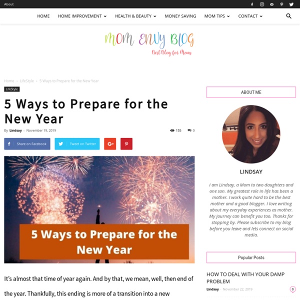 5 Ways to Prepare for the New Year