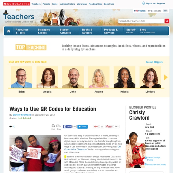Ways to Use QR Codes for Education