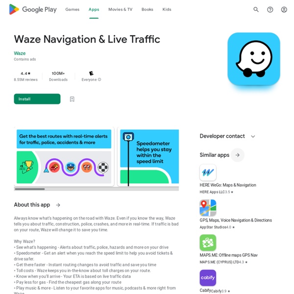 Waze - GPS, Maps, Traffic Alerts & Live Navigation