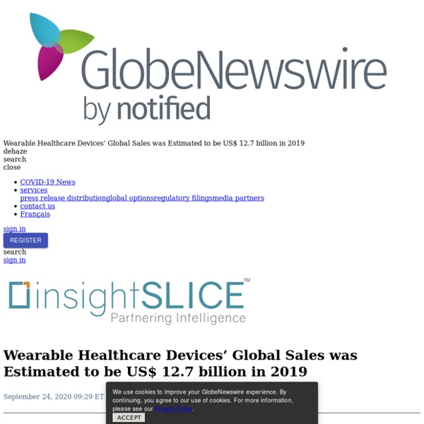 Wearable Healthcare Devices’ Global Sales was Estimated to