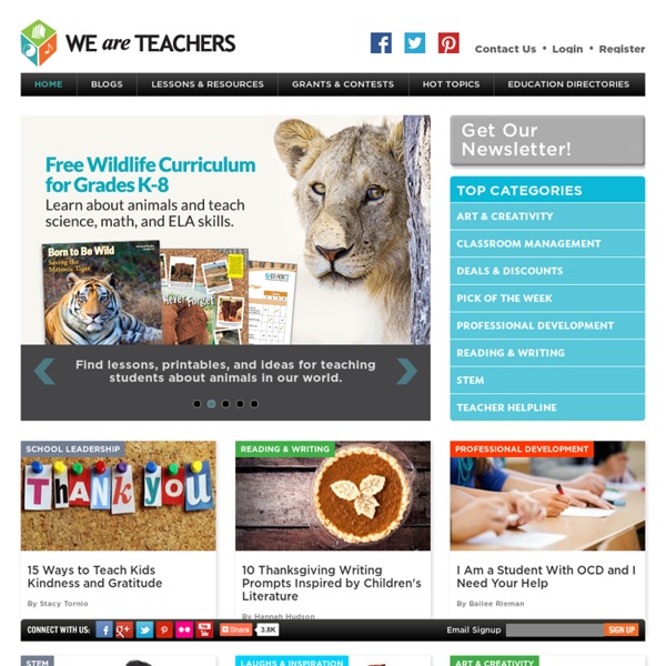 Get Lesson Plans - Teacher Grants - Teaching Resources and More