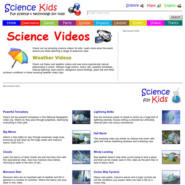Weather Videos - Amazing Weather Video Clips, Extreme Conditions