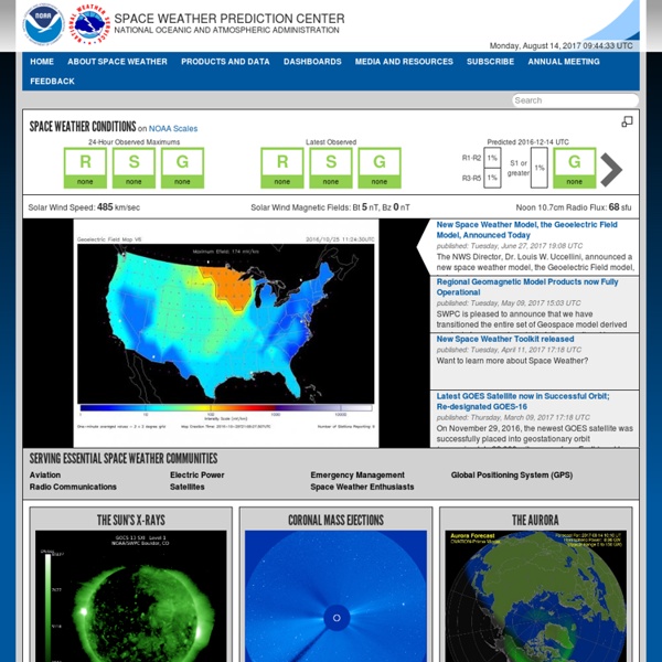 NOAA / NWS Space Weather Prediction Center Pearltrees