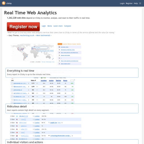 Web Analytics in Real Time