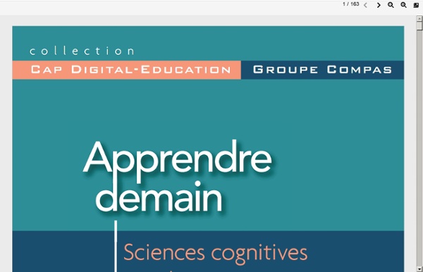 Apprendre demain - Sciences cognitives et éducation à l'ère numérique