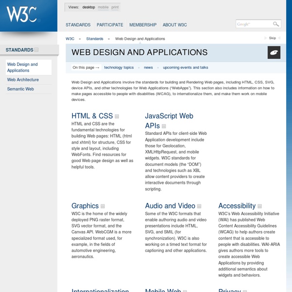 Web Design and Applications