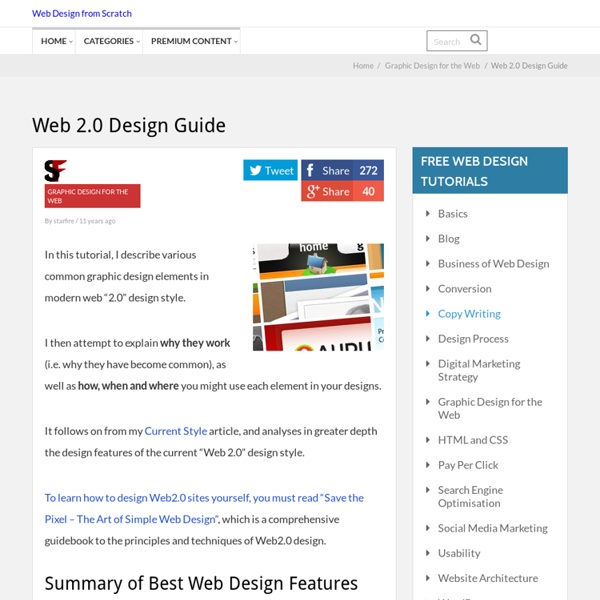 Web 2.0 how-to design style guide
