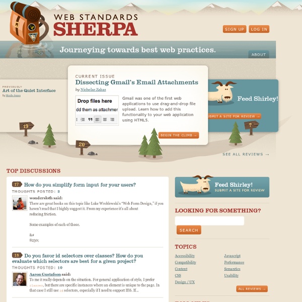Web Standards Sherpa