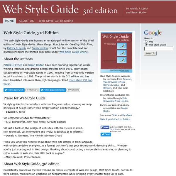 Web Style Guide, 2nd Edition