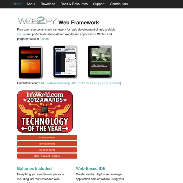 Web2py Web Framework