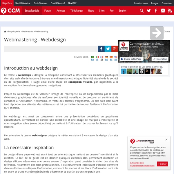 Webmastering - Webdesign