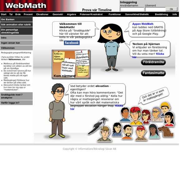 WebMath hemsida