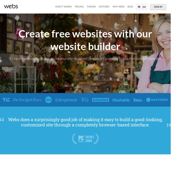 Webs - Make a free website, get free hosting
