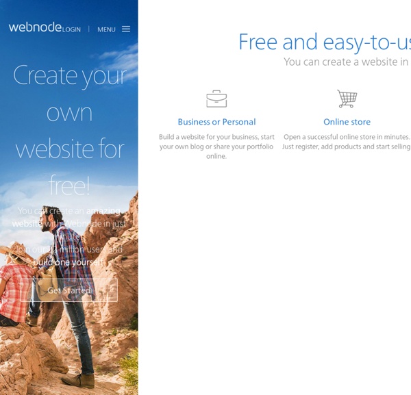 Webnode - 免费在线创建您的网站/企业网站/个人网站/电子商店 - Webnode