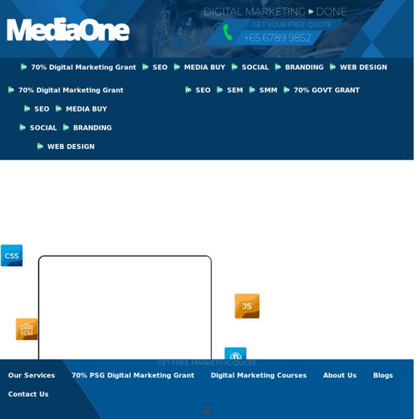 Website Design Services Singapore – MediaOne