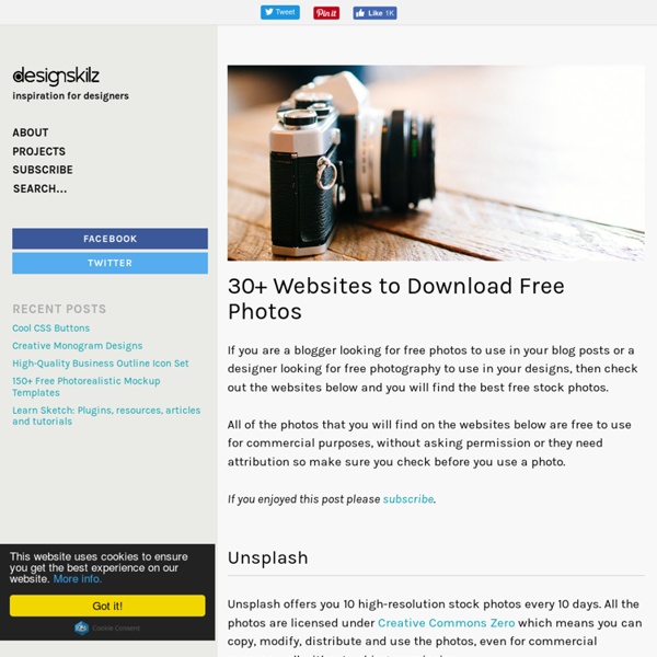 30+ Websites to Download Free Photos