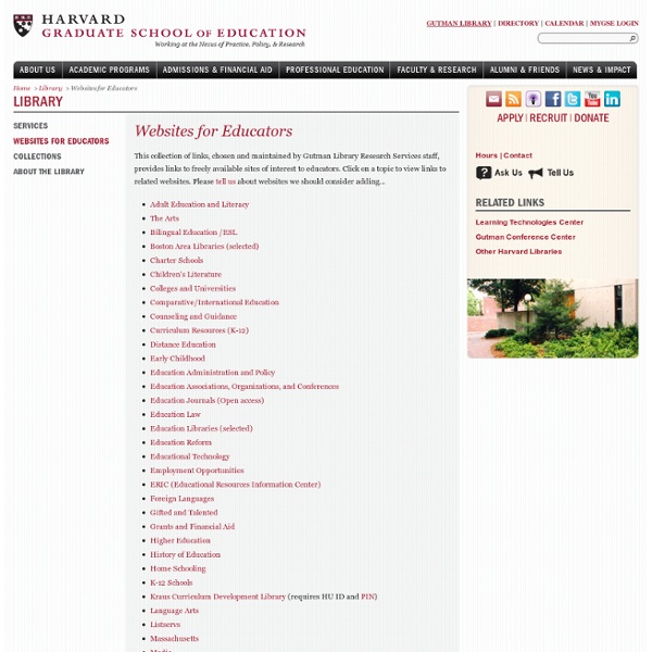 Websites for Educators