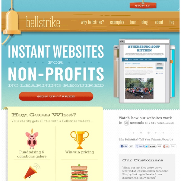 Instant Websites for Nonprofits