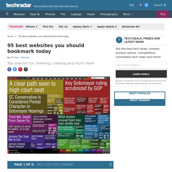 95 best websites you should bookmark today