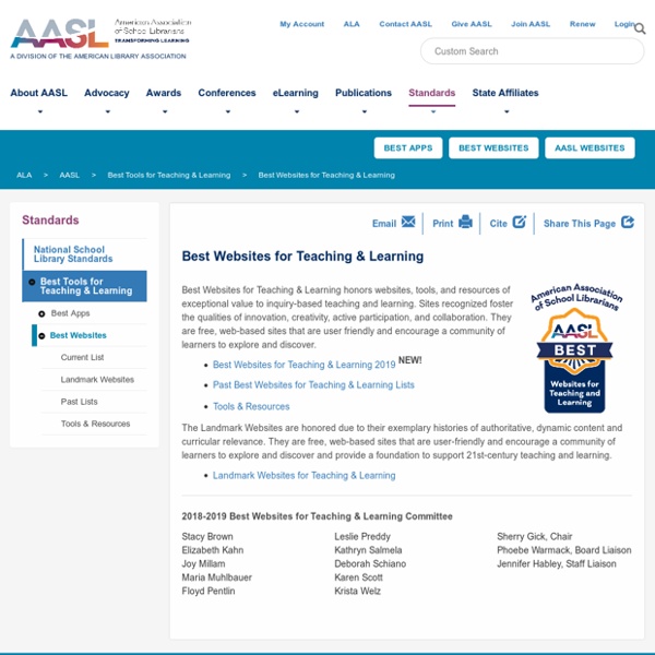 *Best Websites for Teaching & Learning (scan)