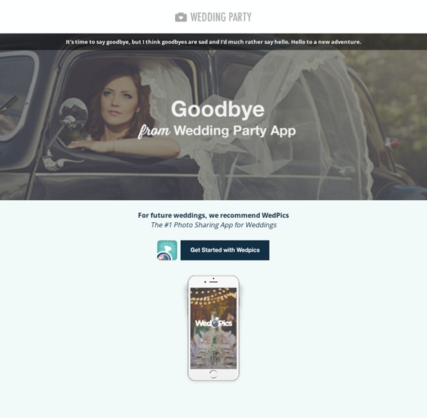 Wedding Party - the app for your wedding