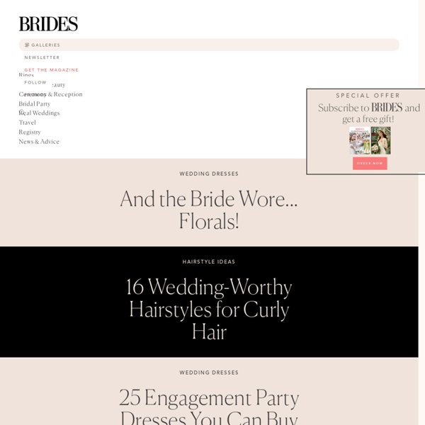Wedding dresses, wedding planning tools, and wedding ideas : Brides