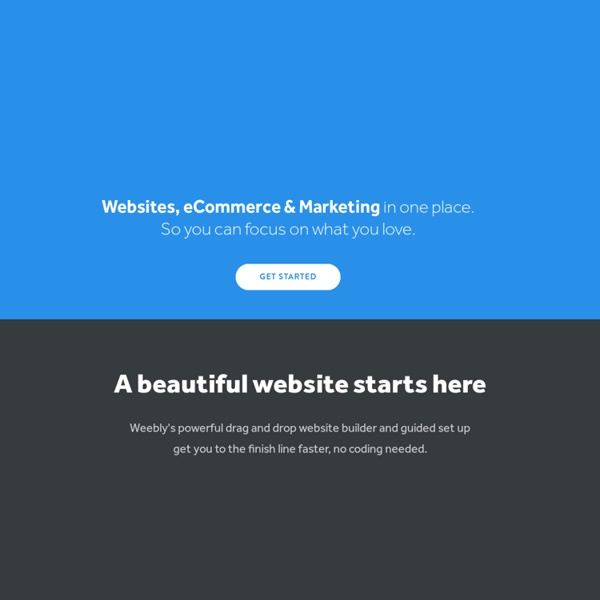 Weebly: Create a Free Website, Online Store, or Blog