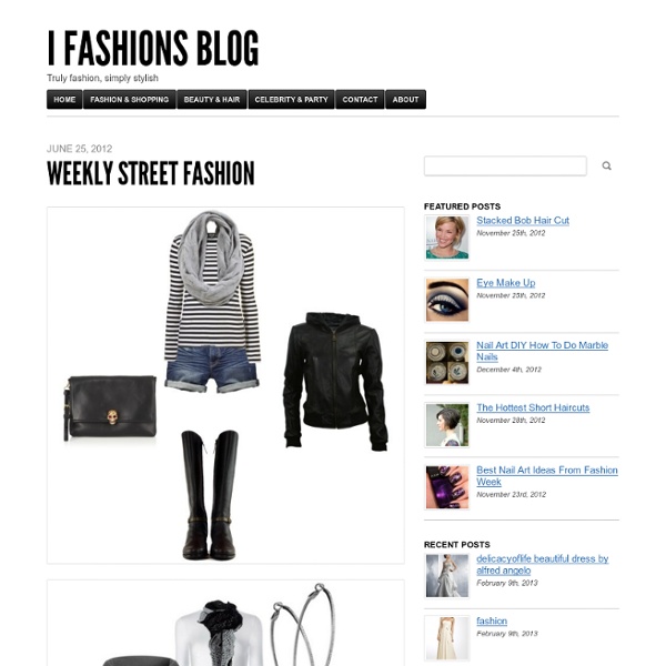iFashionsBlog.com i Fashion Blog