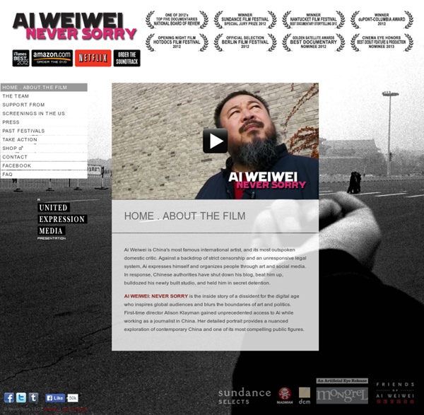 AI WEIWEI: NEVER SORRY, a film by Alison Klayman