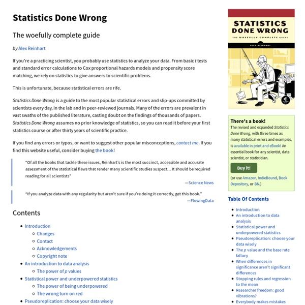 Book: stats done wrong