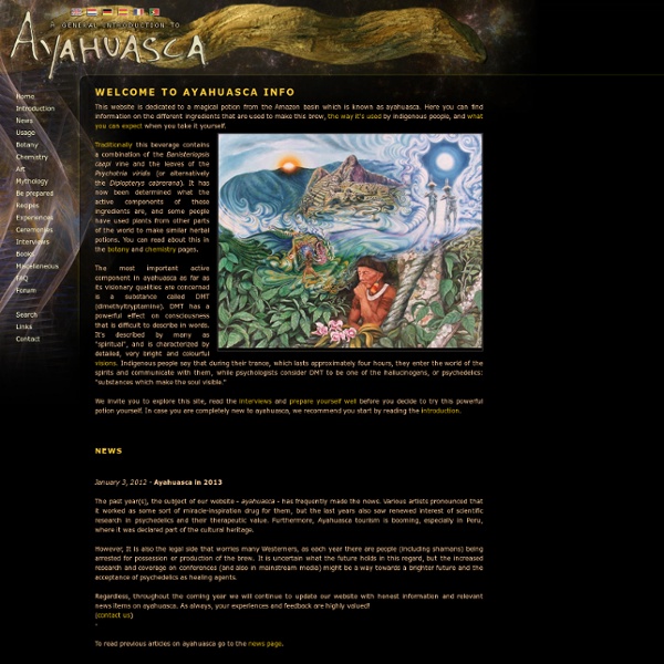 Ayahuasca Info