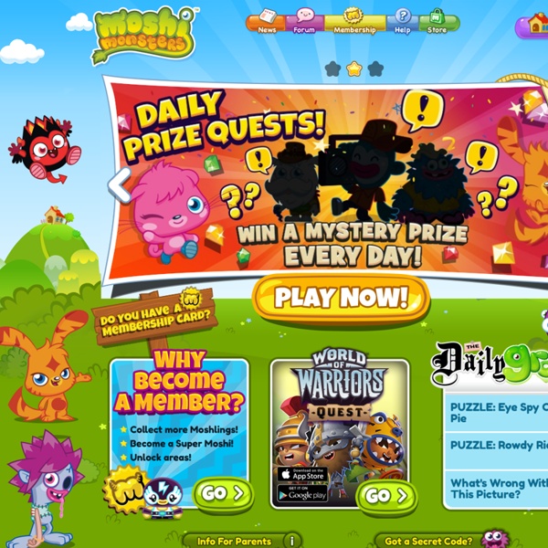 Moshi Monsters - Adopt Your Own Pet Monster!