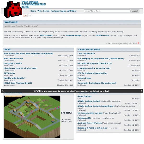 Game Development Wiki - GDWiki