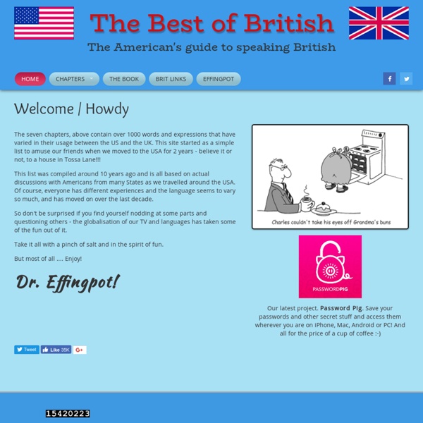 The American's guide to speaking British