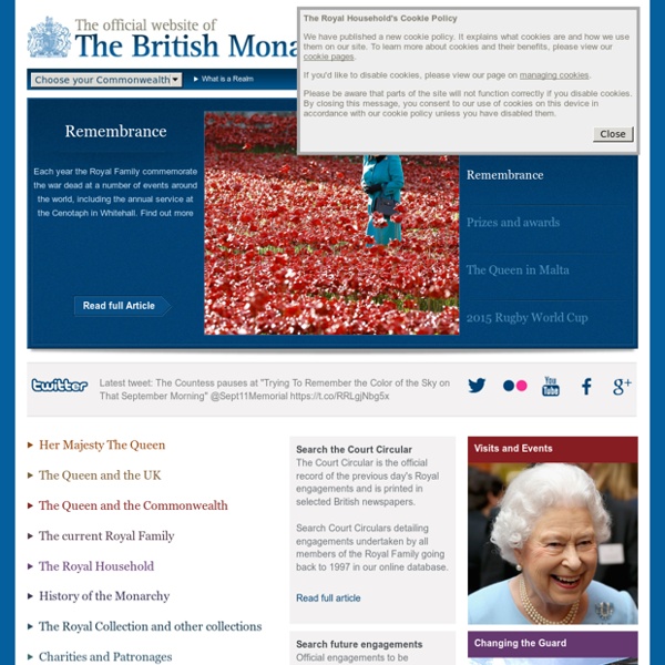 Welcome to the official website of the British Monarchy