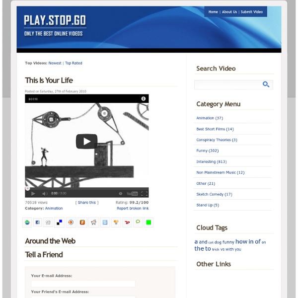 This Is Your Life: Only the best online videos : Play Stop Go