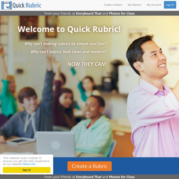 Welcome to Quick Rubric – Free, Fast, and Easy to Use! :)