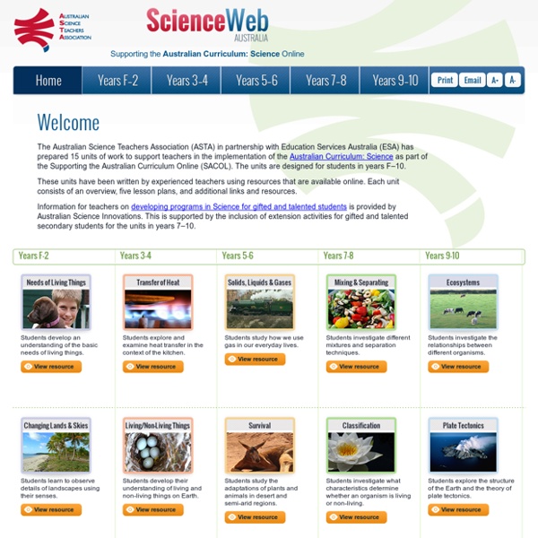 ScienceWeb - ASTA
