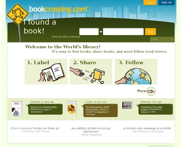 Welcome to BookCrossing