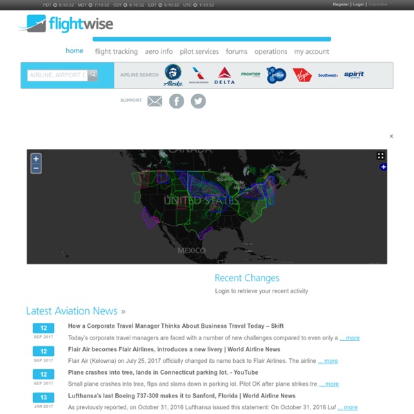 Flightwise free flight tracker - flight tracking, planning, maps, aeronautical and aviation information