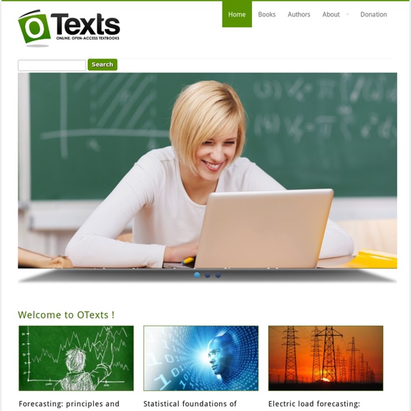 Welcome to OTexts !