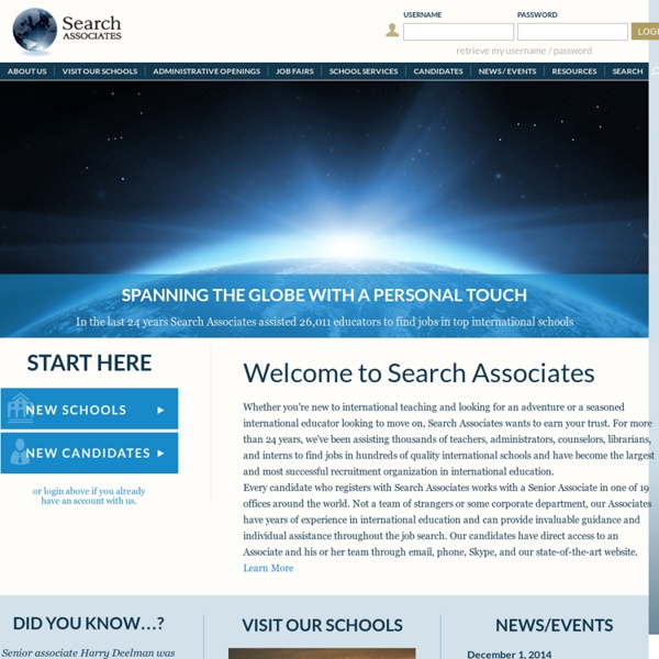 Welcome to Search Associates