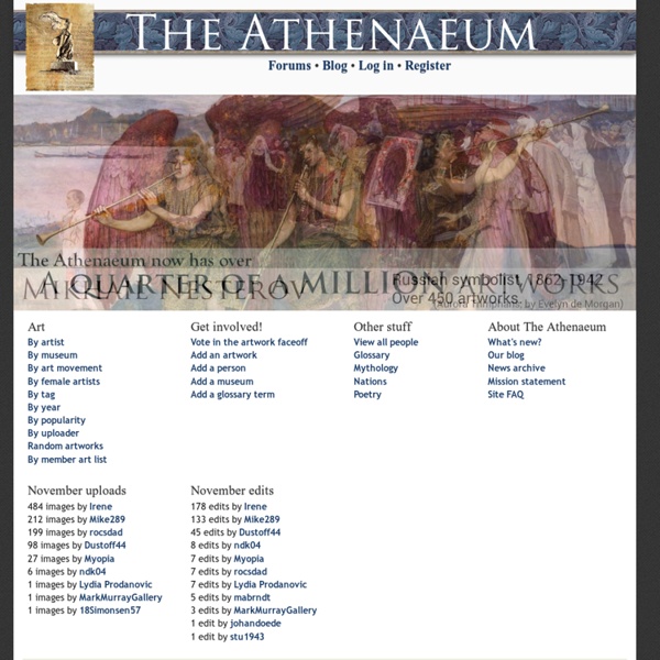 Welcome to The Athenaeum