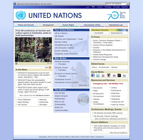 Welcome to the United Nations